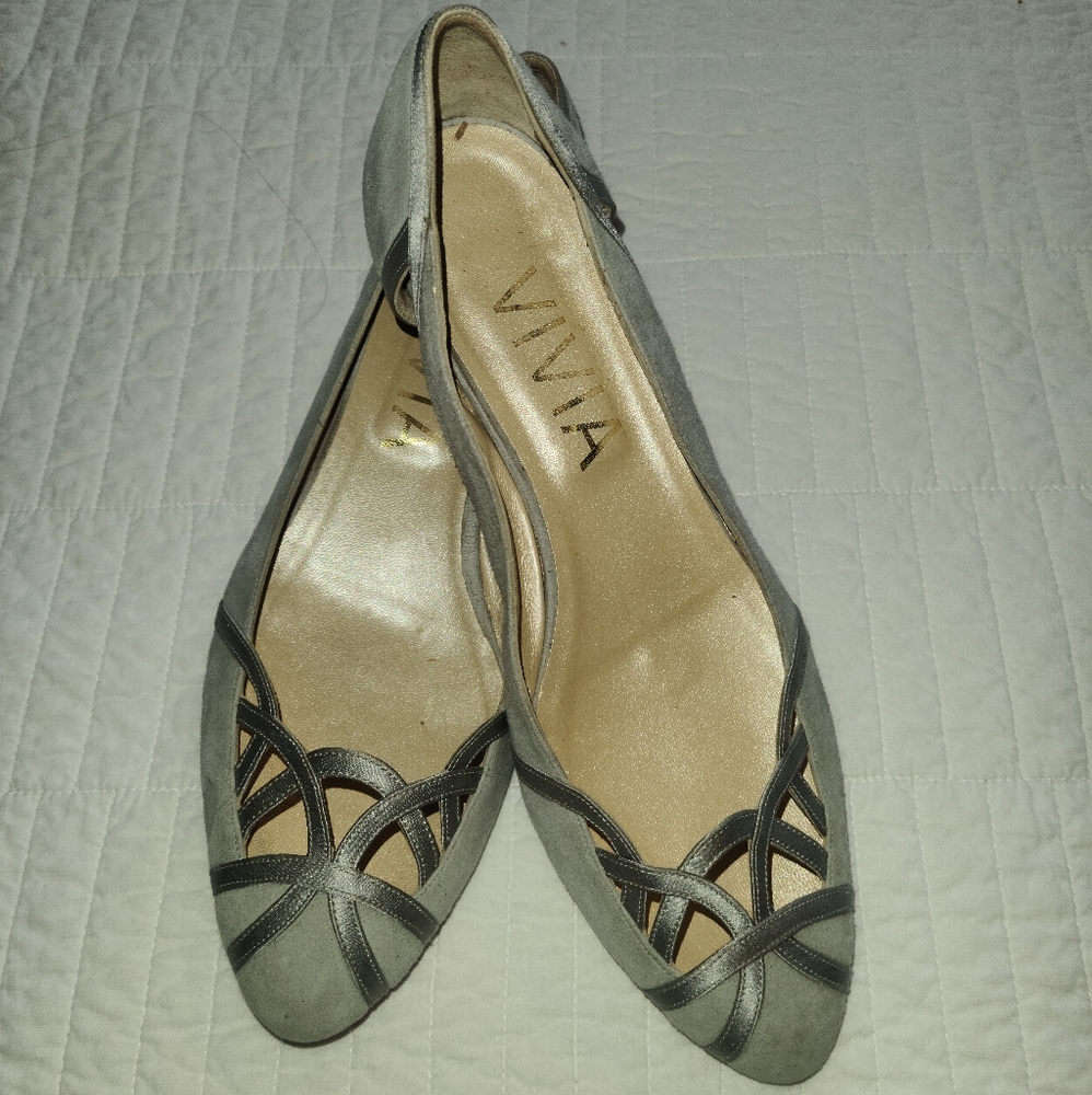 Viva Italian Grey Flats